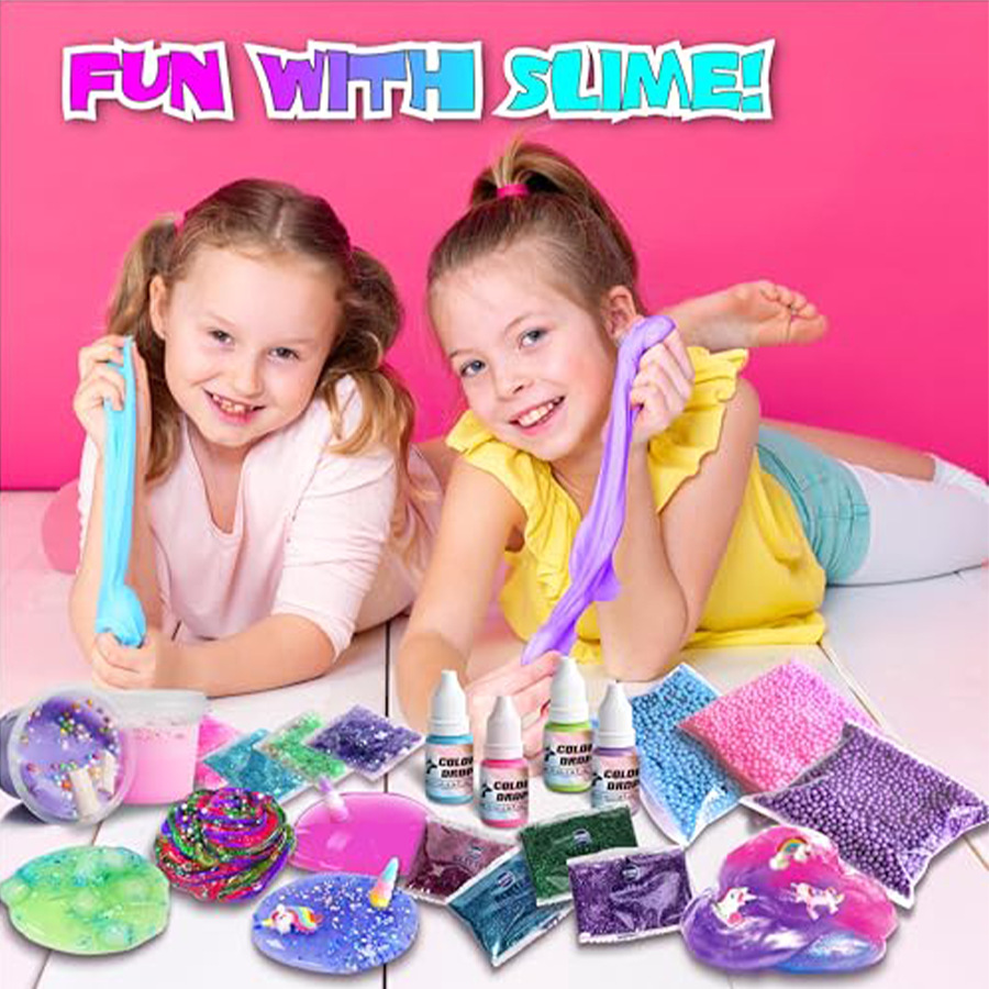 Slime Making Kit - Набор для создания кристаллического слайма «Единорог»,