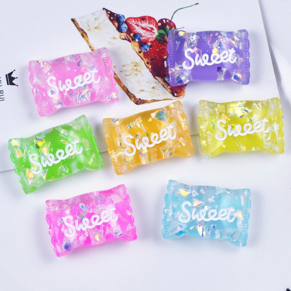 Slime Making Kit - 10 шт., слайм, шармы, конфеты, сладкий