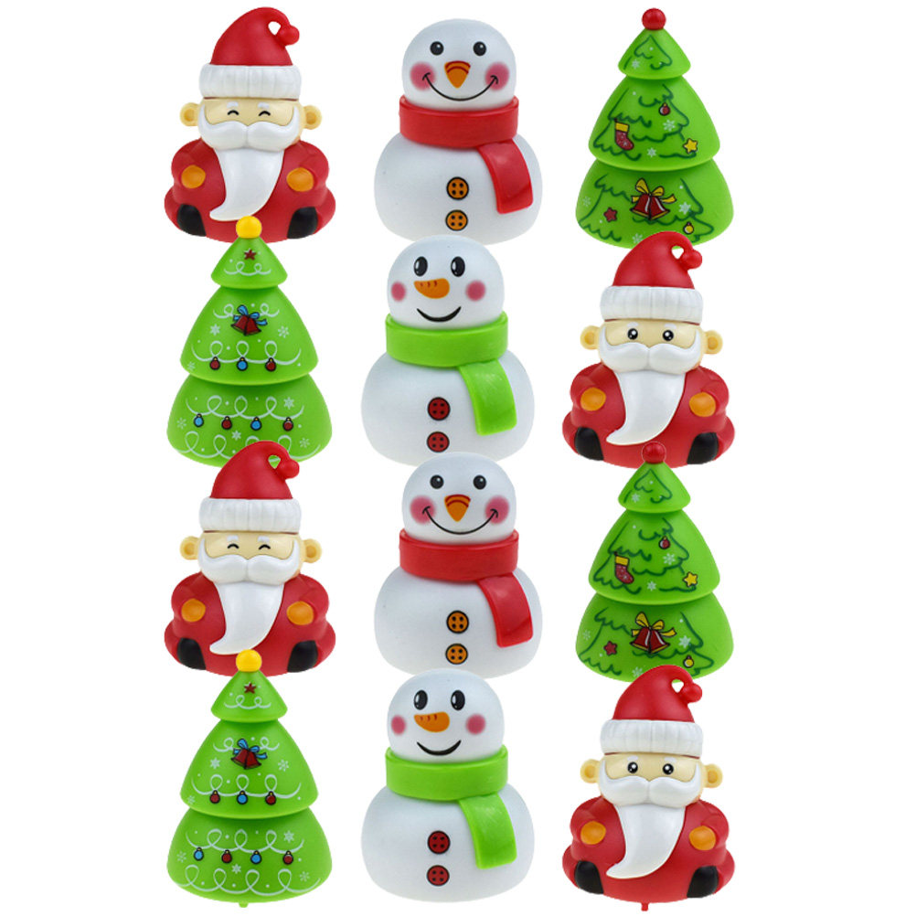 Kids Toys Xmas - 12 шт. машинок с инерционным механизмом,