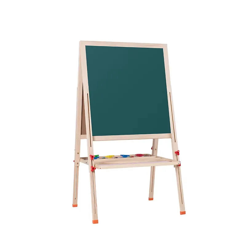 Kids Art Easel - Складной двусторонний регулируемый детский мольберт с