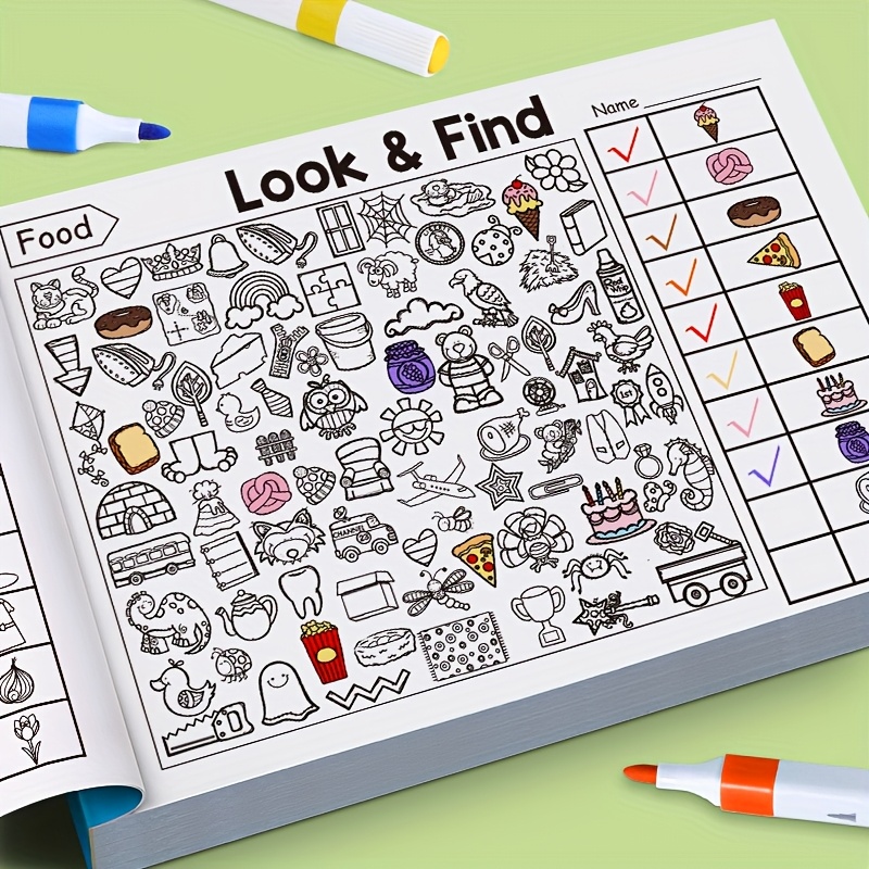 Kids Art Easel - Детская книжка-раскраска с скрытыми предметами, более
