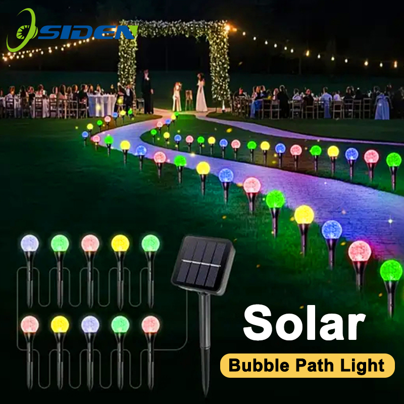 Bubble Machine Outdoor - 30 светодиодных солнечных шарообразных гирлянд-фонариков, водонепроницаемые,