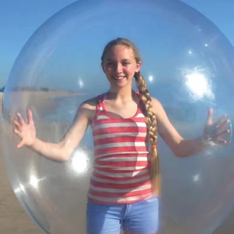 Надувной резиновый мяч-пузырь  – обзор и цена Bubble Machine Outdoor