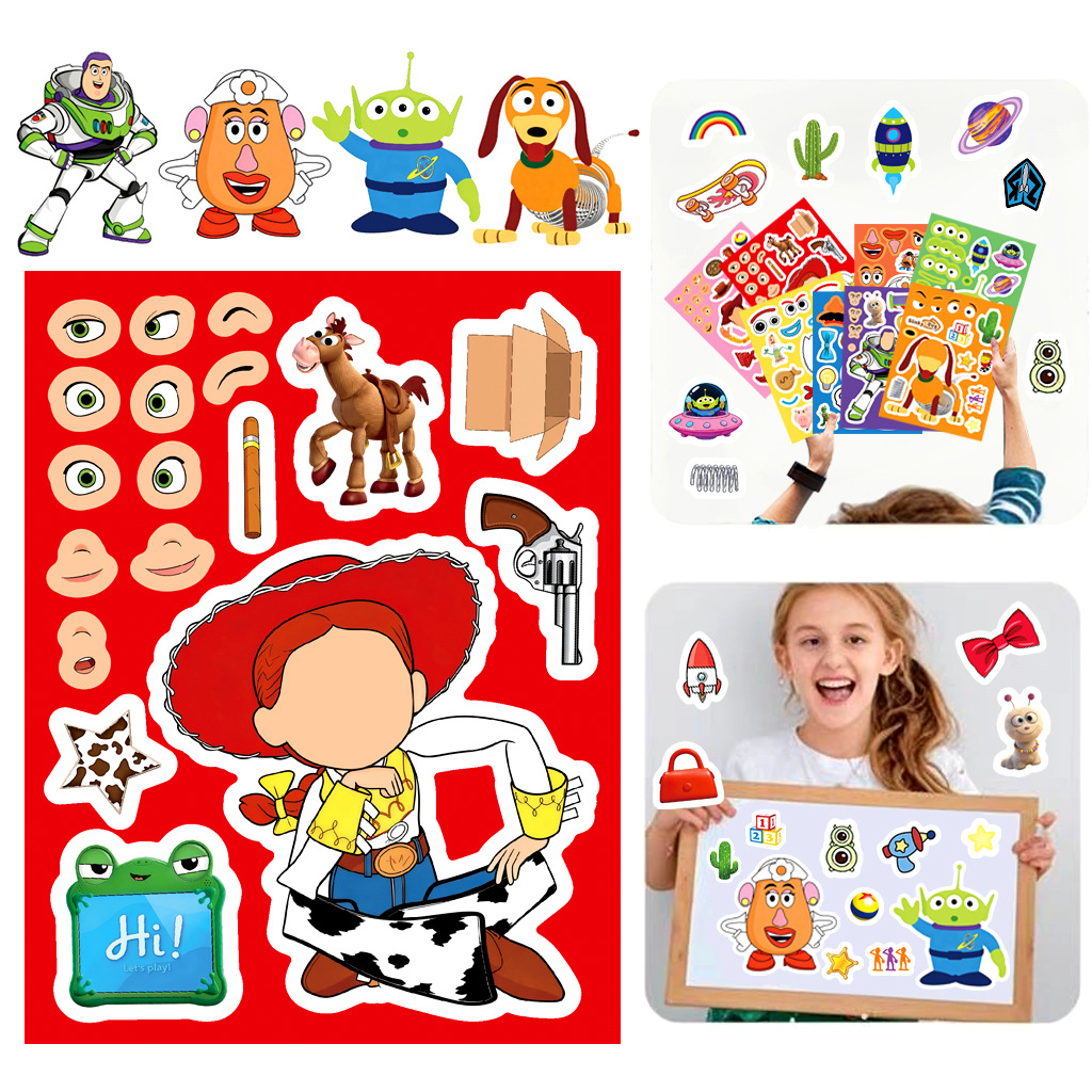 Наклейки-пазлы «История игруше – обзор и цена Kids Toys Xmas