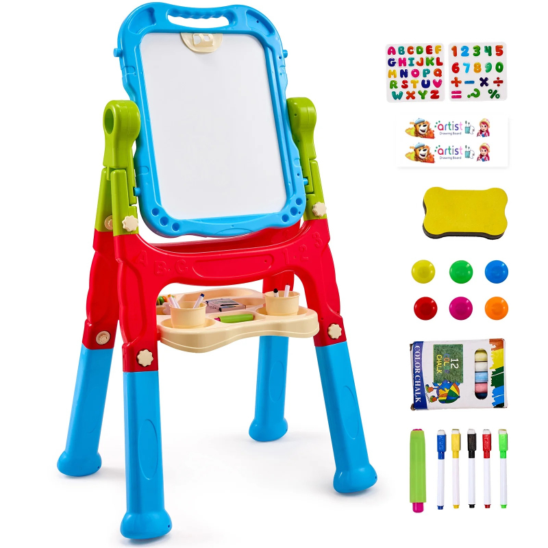 Детская магнитная доска для ри – обзор и цена Kids Art Easel